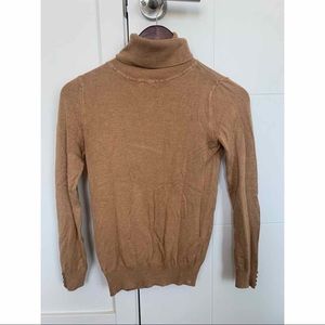Camel Color Turtleneck